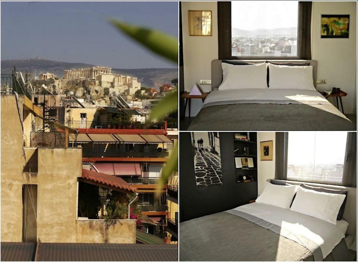 Stylish Penthouse With Acropolis And 360 View Apartment เอเธนส์ ภายนอก รูปภาพ